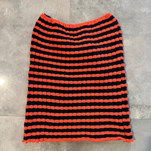 NUFIWI Knitted Strapless Tube Top Twist Size M - Picture 3 of 5